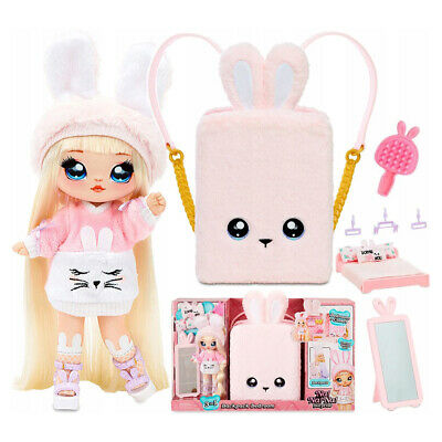 LENA® NA NA NA SURPRISE 3IN1 BACKPACK BEDROOM PLAYSET PINK BUNNY