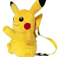 PTS®  POKEMON PIKACHU PELUCHE 35CM C/ZAINO