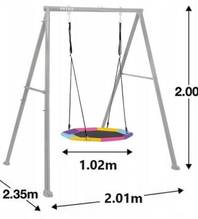 INTEX® ALTALENA DONDOLO GRIGIO CM201X235X200
